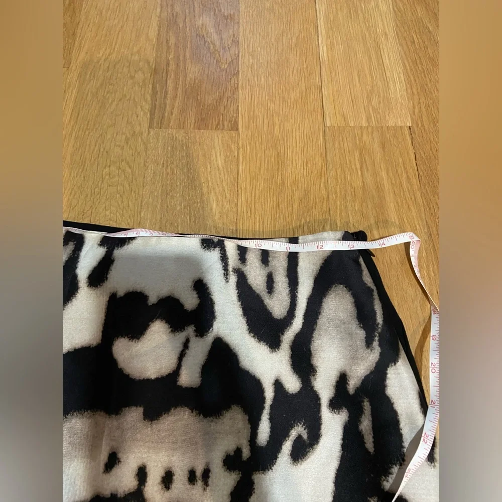 NWT Diane Von Furstenberg DVF Mae Mikado Leopard Skirt Sz US 6